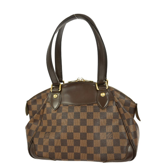 Louis Vuitton Verona Handbag Damier, BROWN, CANVAS, Handbag