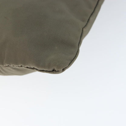 Prada Front Pocket Messenger Bag Tessuto, KHAKI, NYLON, Shoulder bag