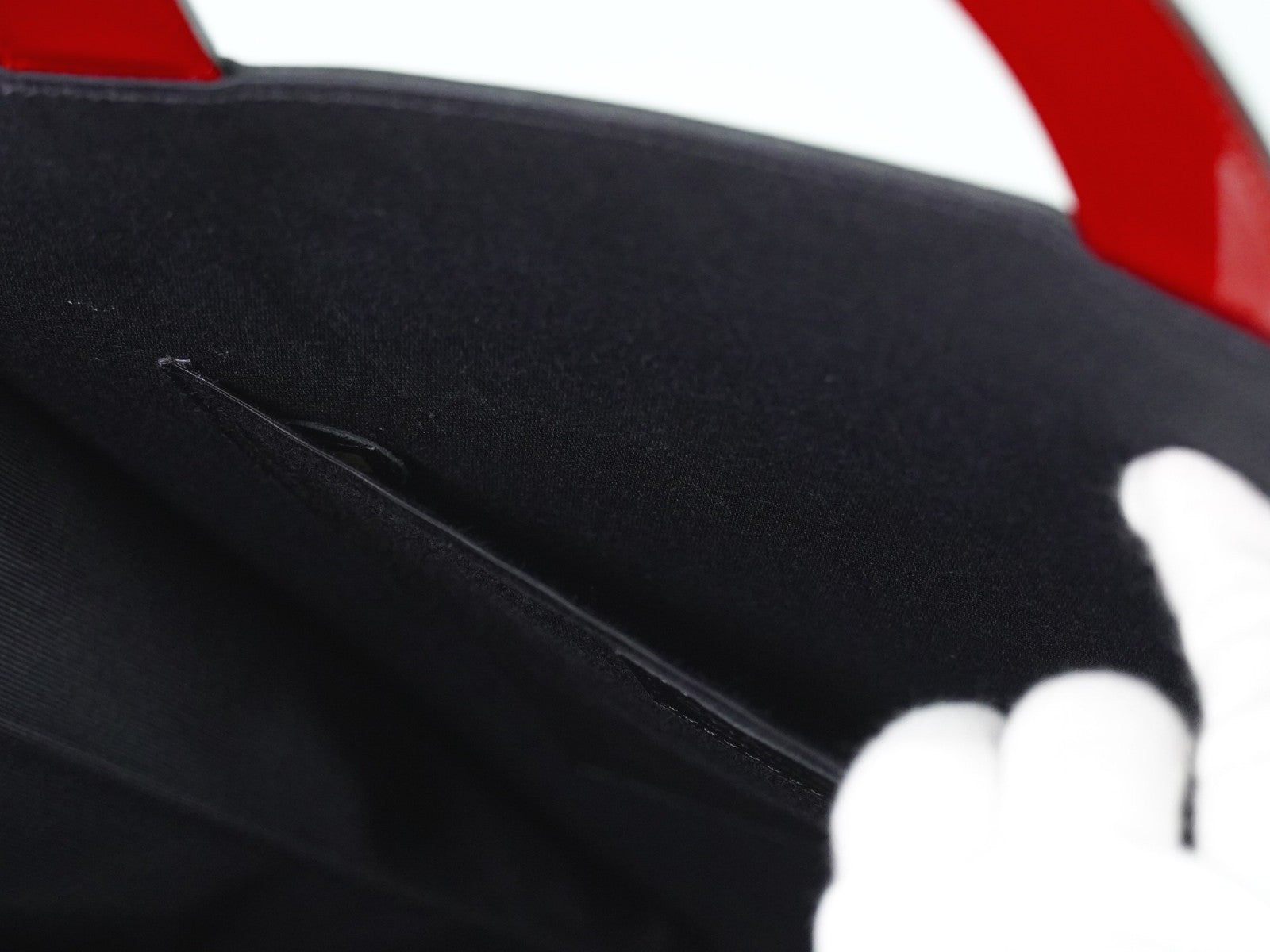 Chanel Vintage Portrait Tote Printed Leather and Quilted Patent, BLACK, PATENT_LEATHER, Tote bag