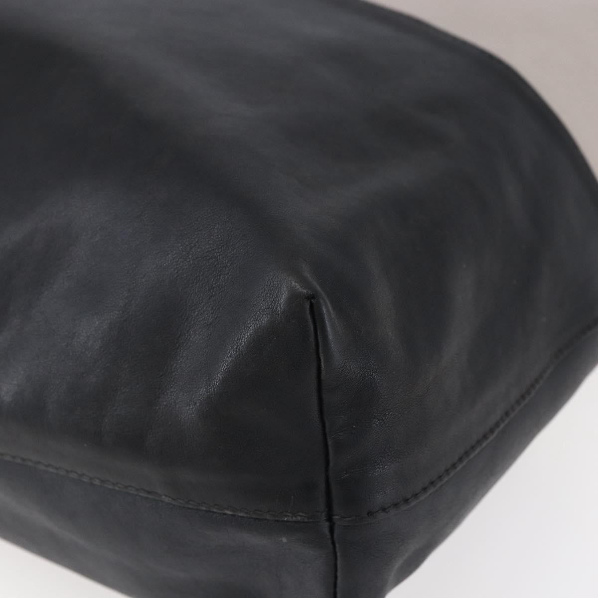 Miu Miu Vintage Tote bag Leather, BLACK, LEATHER, Tote bag