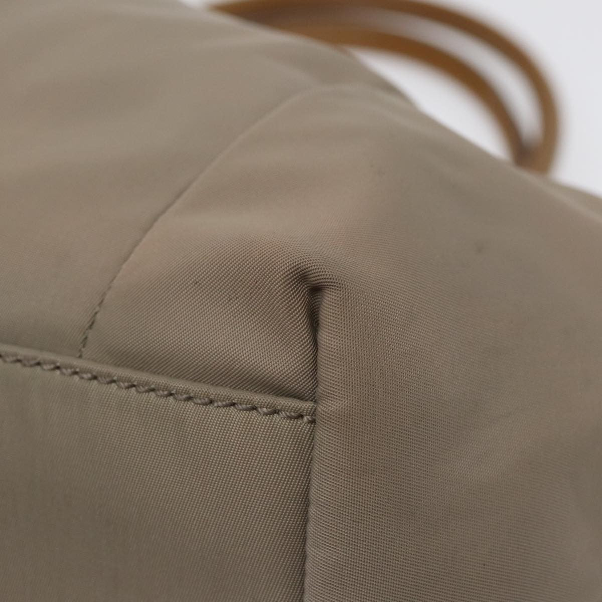 Salvatore Ferragamo Convertible Bow Satchel Nylon, BEIGE, NYLON, Handbag