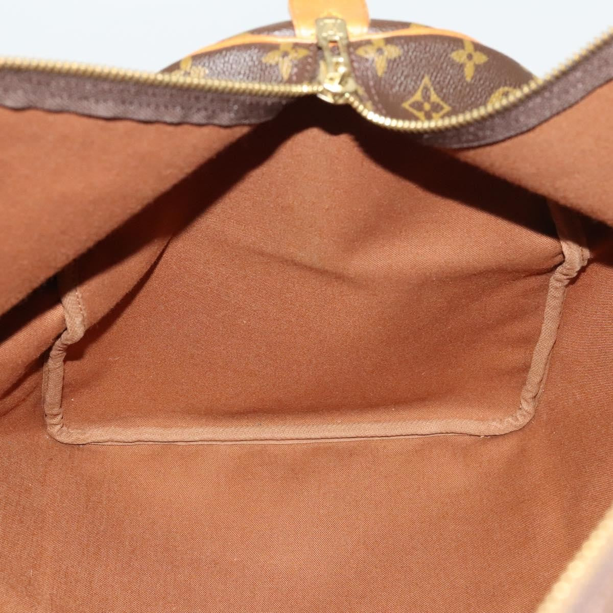 Louis Vuitton Keepall Bag Monogram Canvas, BROWN, CANVAS, Travel bag