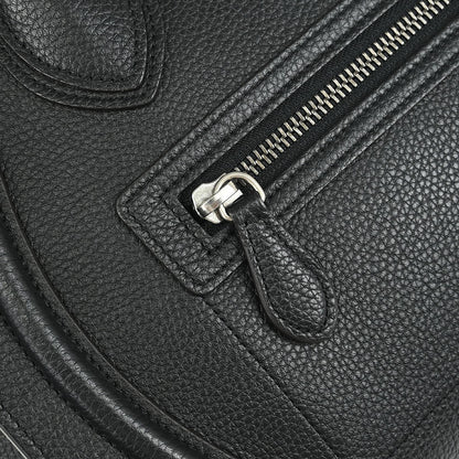 Celine Luggage Bag Smooth Leather, BLACK, LEATHER, Tote bag