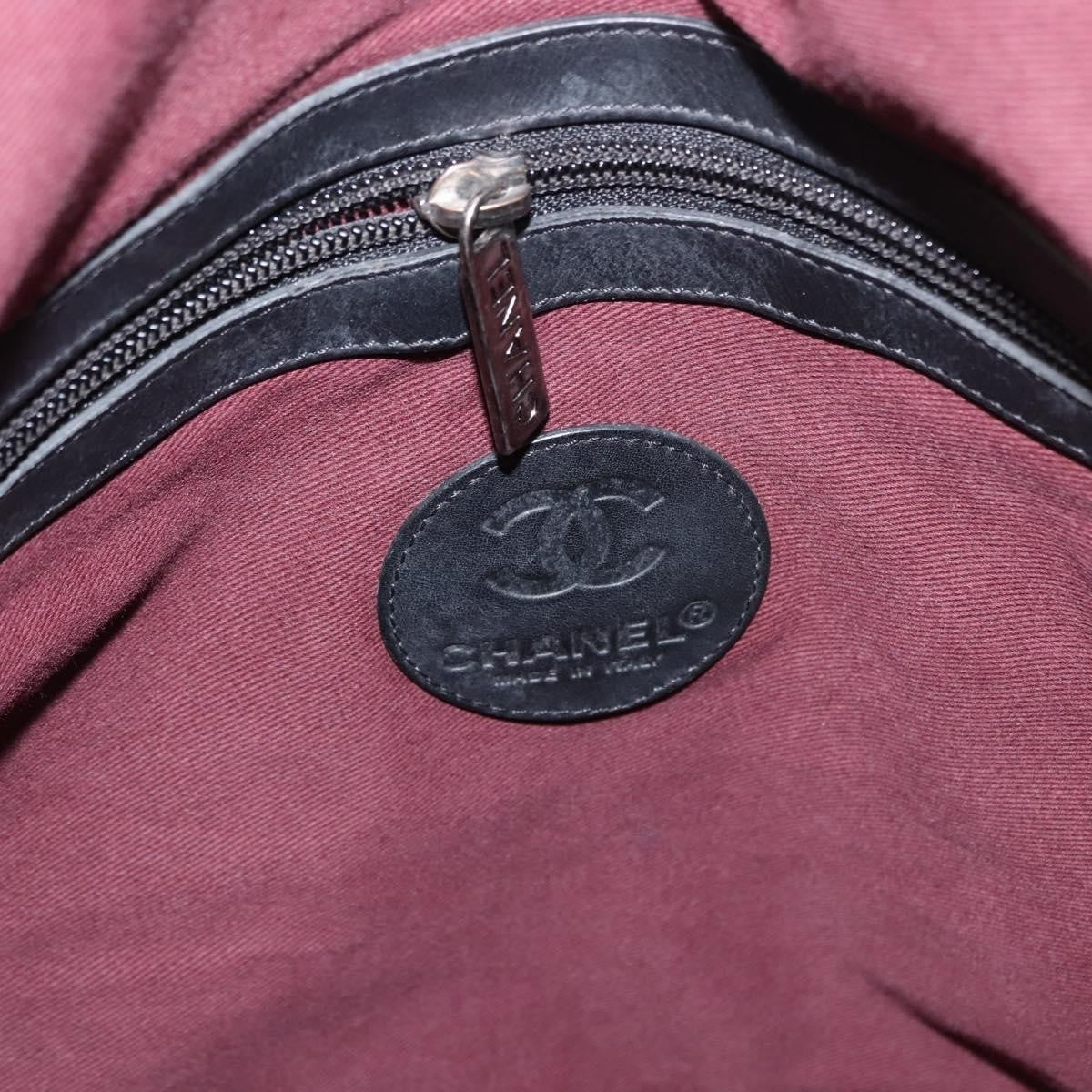 Chanel Vertical Sport Weekender Bag Quilted Nylon, BLACK, NYLON, Travel bag