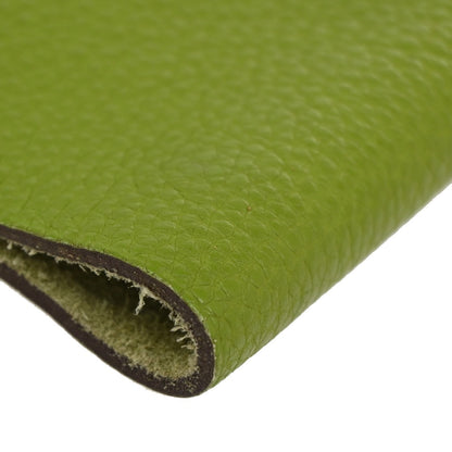 Hermes Ulysse Agenda Cover Leather, Green, Leather, Wallet