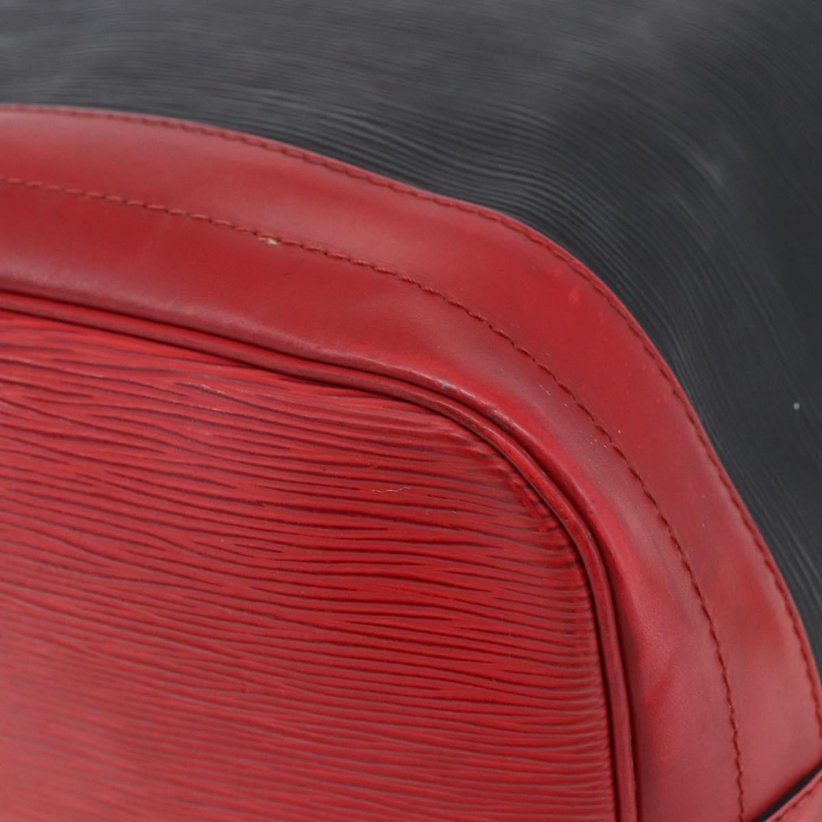 Louis Vuitton Bicolor Noe Handbag Epi Leather, BLACK, LEATHER, Handbag