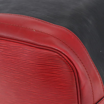 Louis Vuitton Bicolor Noe Handbag Epi Leather, BLACK, LEATHER, Handbag