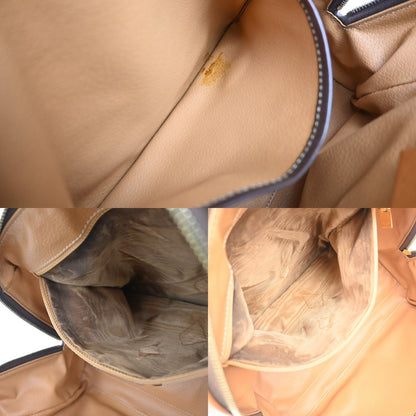 Celine Macadam Handbag Macadam with leather, BROWN, CANVAS, Handbag