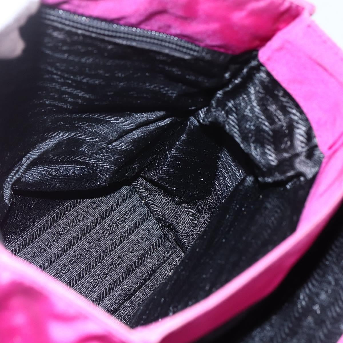 Prada Metal Handles Tote Tessuto, PURPLE, NYLON, Handbag