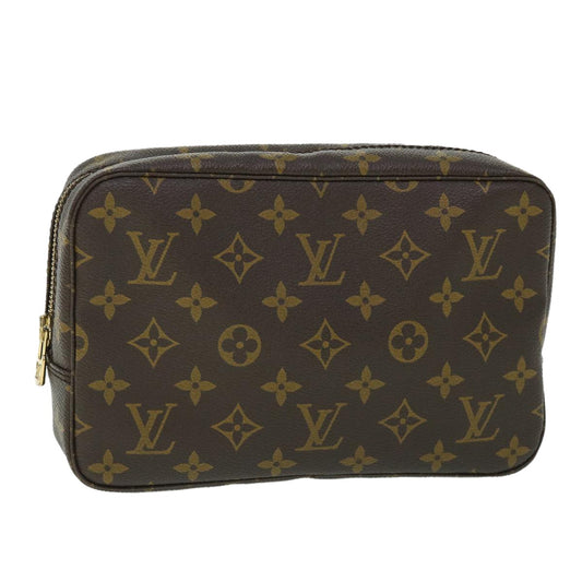 Louis Vuitton Trousse Toilette Monogram Canvas, BROWN, CANVAS, Clutche & pouche