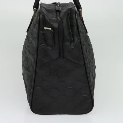 Gucci Vintage Boston Bag GG Canvas, BLACK, CANVAS, Travel bag