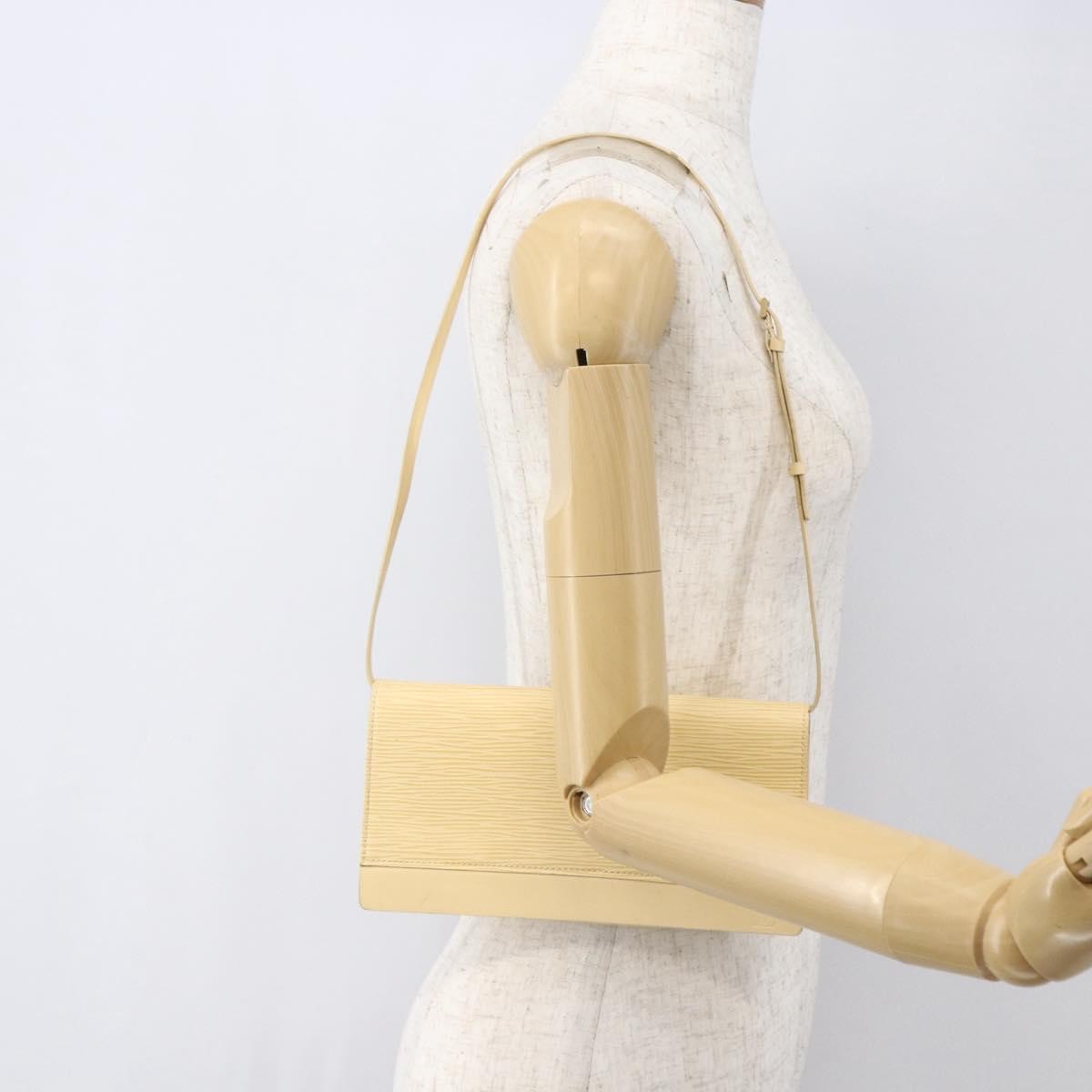 Louis Vuitton Honfleur Handbag Epi Leather, BEIGE, LEATHER, Clutche & pouche