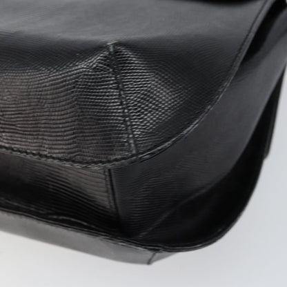 Salvatore Ferragamo Vintage Handbag Leather, BLACK, LEATHER, Handbag