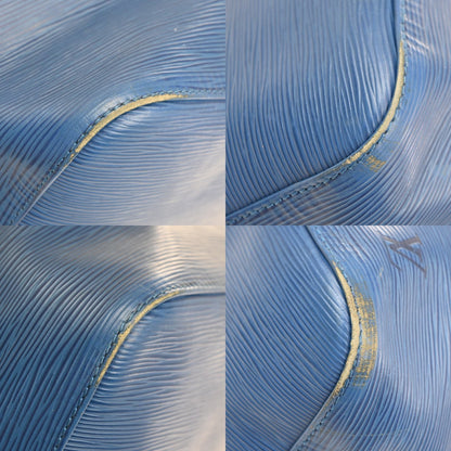 Louis Vuitton Petit Noe Handbag Epi Leather, BLUE, LEATHER, Handbag