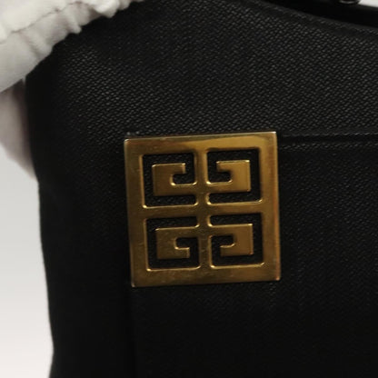 Givenchy Vintage 4G shoulder bag Leather, BLACK, CANVAS, Shoulder bag