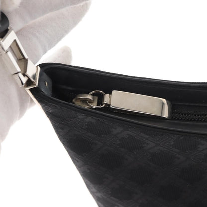 Salvatore Ferragamo Vintage Shoulder Bag Canvas, Black, Canvas, Shoulder Bag