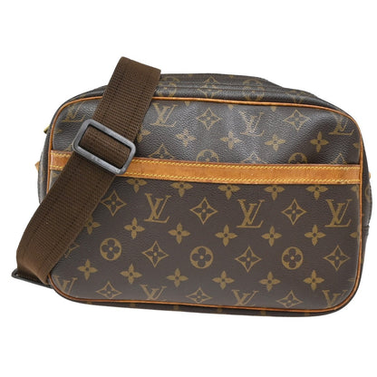 Louis Vuitton Reporter Bag Monogram Canvas, BROWN, CANVAS, Shoulder bag