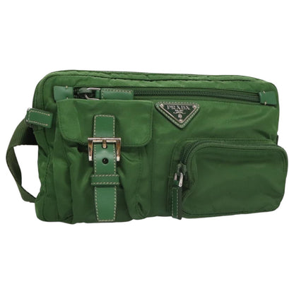 Prada Multi Pocket Zip Waist Bag Tessuto, GREEN, NYLON, Bag