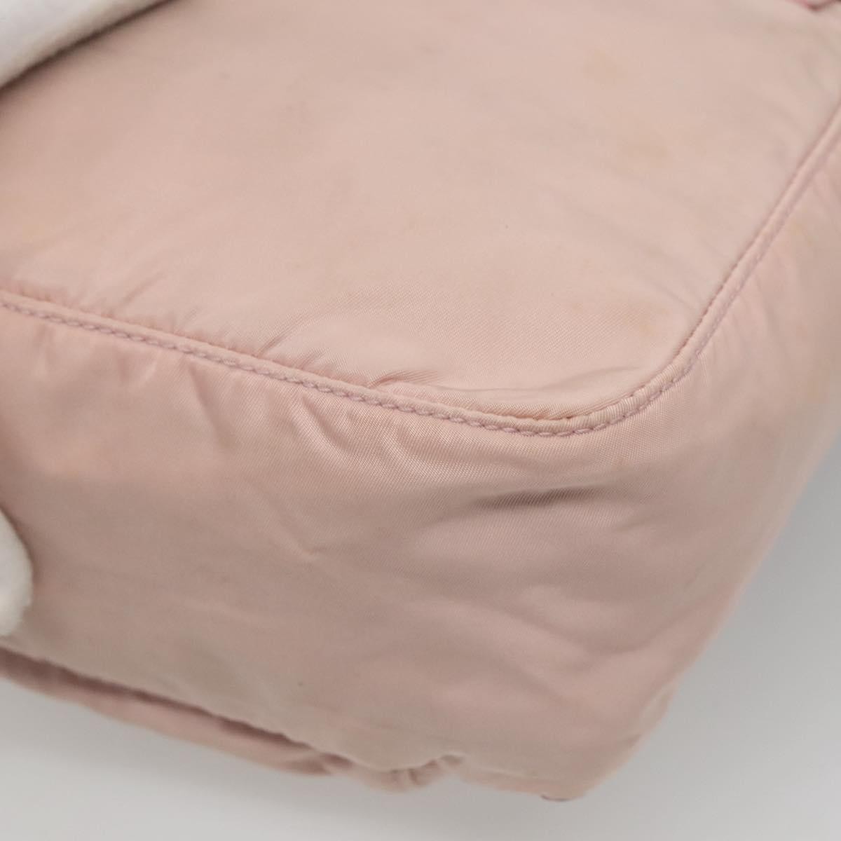 Prada Buckle Messenger Bag Tessuto, PINK, NYLON, Shoulder bag