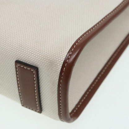 Burberry Logo Zip Wristlet Pouch Nylon, BROWN, CANVAS, Clutche & pouche