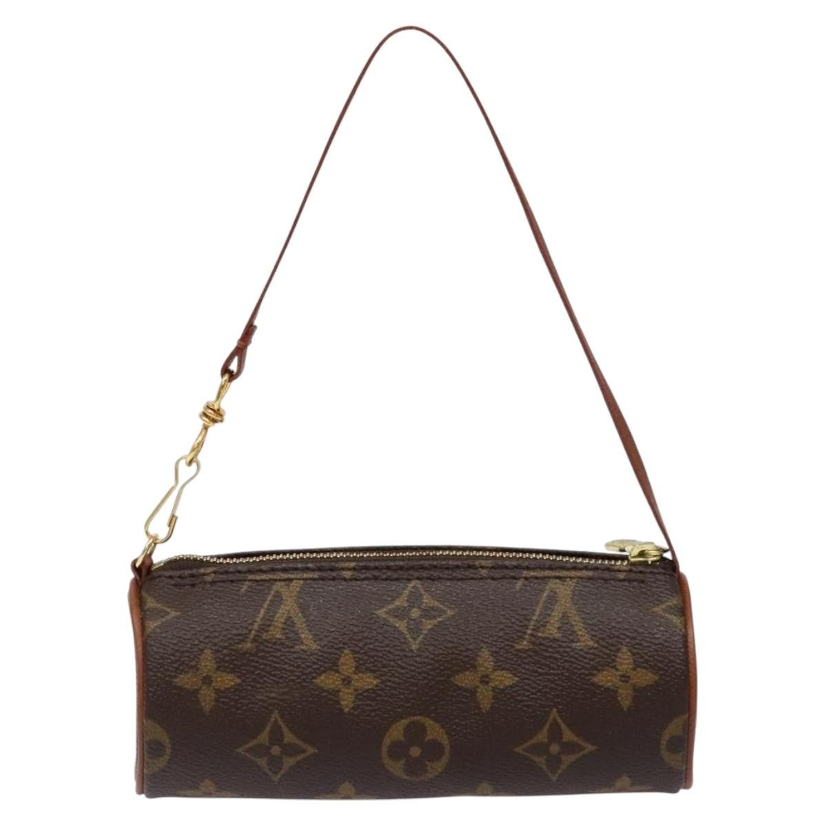 Louis Vuitton Papillon Pochette Monogram Canvas, BROWN, CANVAS, Handbag