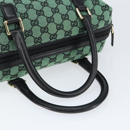 Gucci Full Moon Boston Bag GG Canvas, GREEN, CANVAS, Travel bag