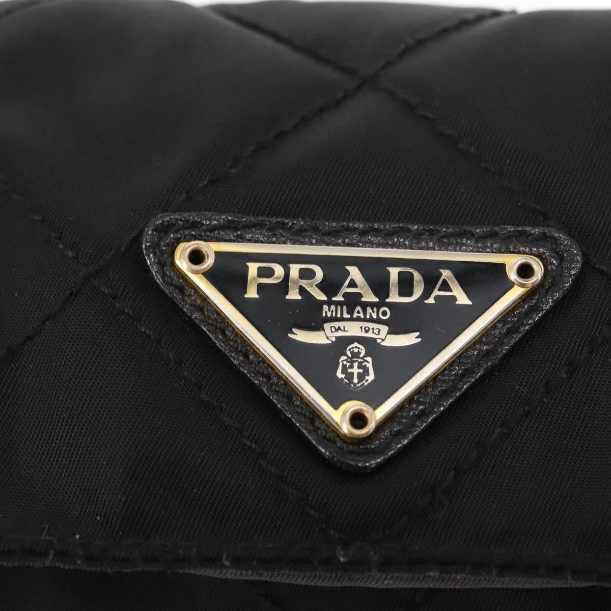 Prada Vintage Shoulder Bag Tessuto, BLACK, NYLON, Shoulder bag
