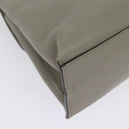 Gucci Bamboo Daily Top Handle Bag Leather, GRAY, LEATHER, Handbag