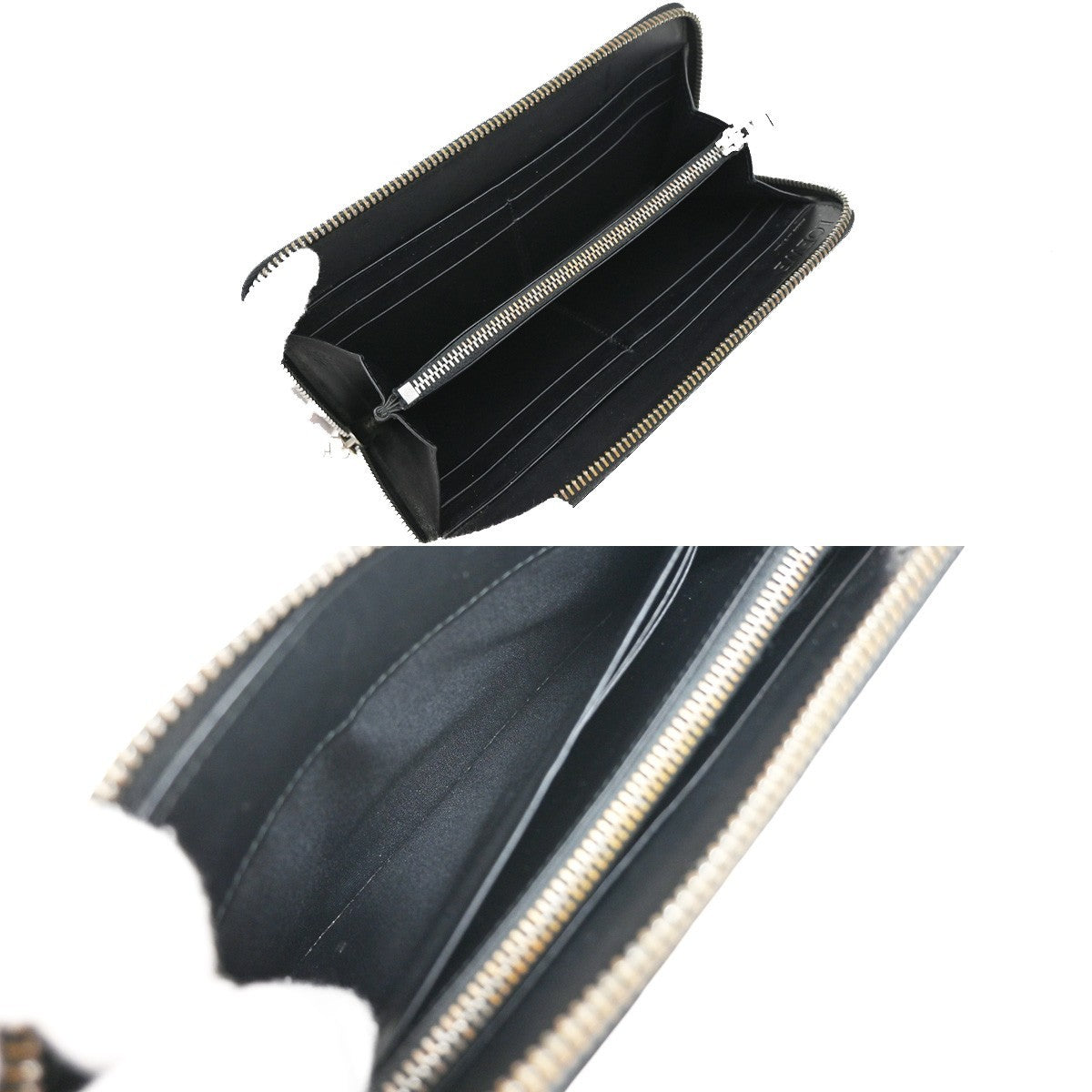 Loewe Anagram Wallet Leather, BLACK, LEATHER, Wallets