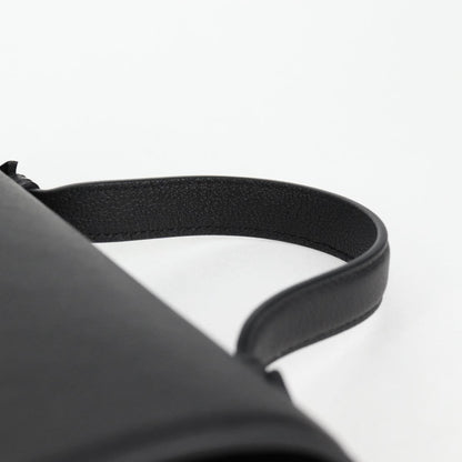 Versace La Medusa Top Handle Bag Leather, BLACK, LEATHER, Handbag