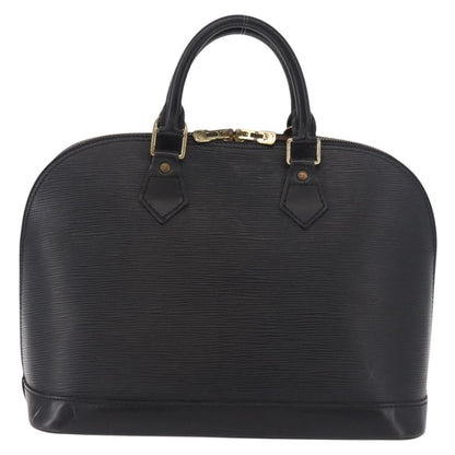 Louis Vuitton Alma Handbag Epi Leather, Black, Leather, Handbag