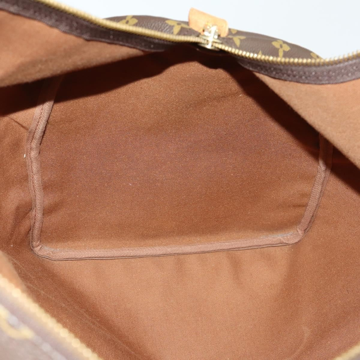 Louis Vuitton Keepall Bag Monogram Canvas, BROWN, CANVAS, Travel bag