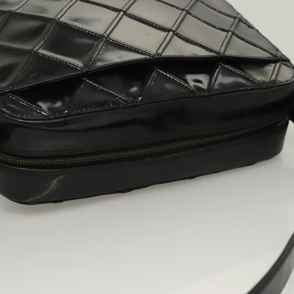 Chanel Vintage Shoulder Bag Patent leather, BLACK, PATENT_LEATHER, Shoulder bag