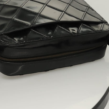 Chanel Vintage Shoulder Bag Patent leather, BLACK, PATENT_LEATHER, Shoulder bag