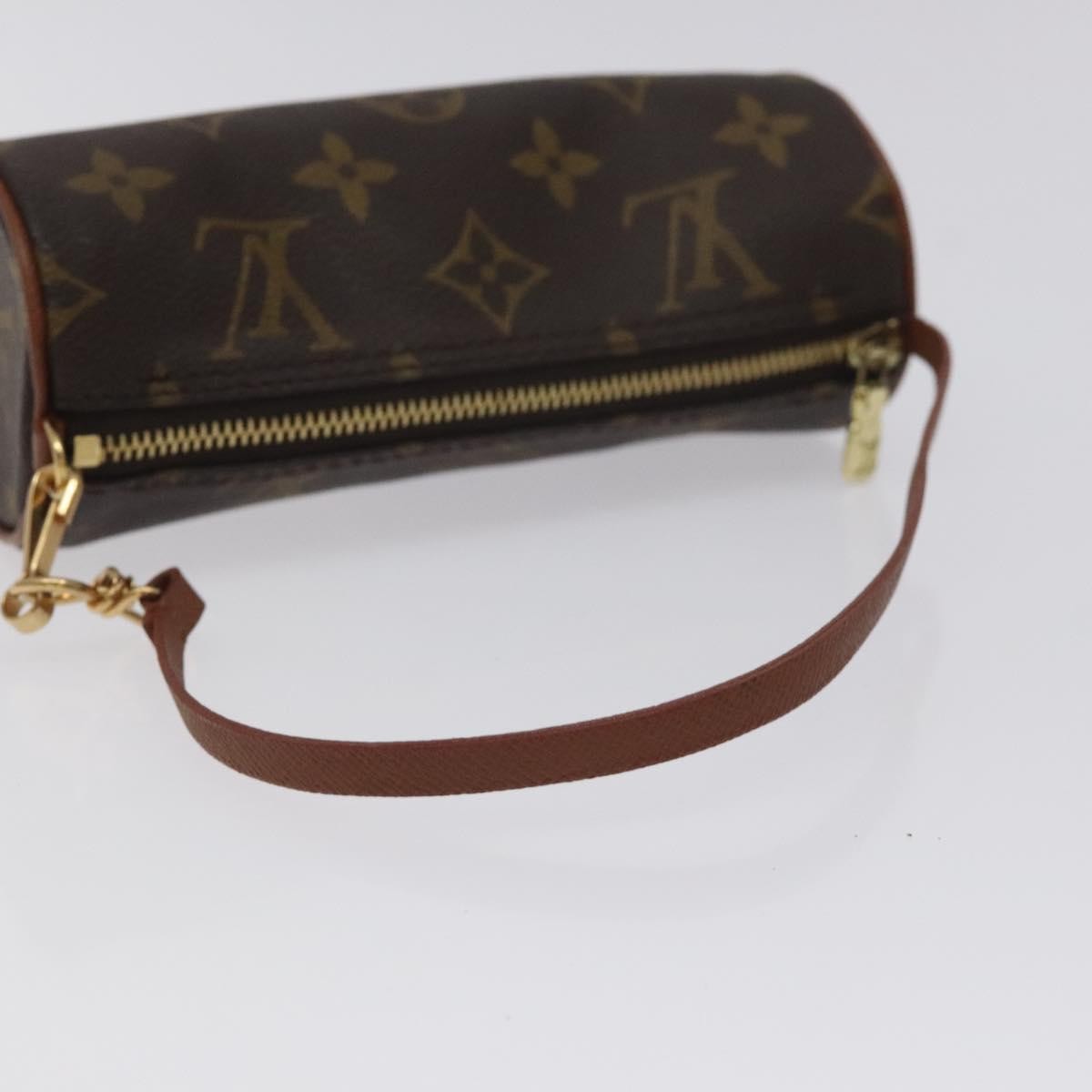 Louis Vuitton Papillon Pochette Monogram Canvas, BROWN, CANVAS, Clutche & pouche
