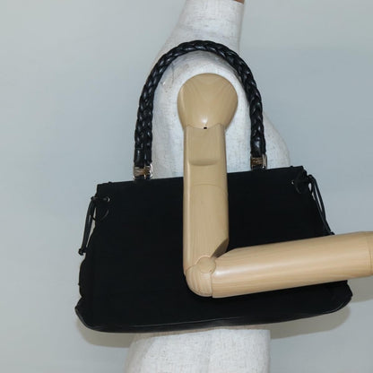 Salvatore Ferragamo Vala tote Canvas, BLACK, CANVAS, Tote bag