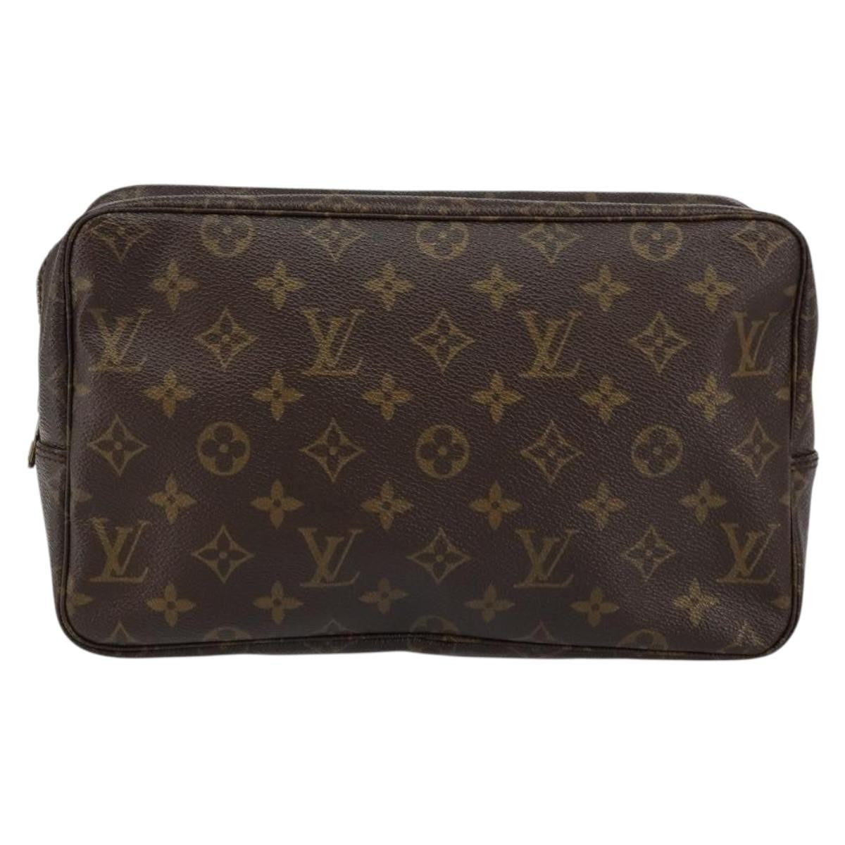 Louis Vuitton Trousse Toilette Monogram Canvas, BROWN, CANVAS, Clutche & pouche