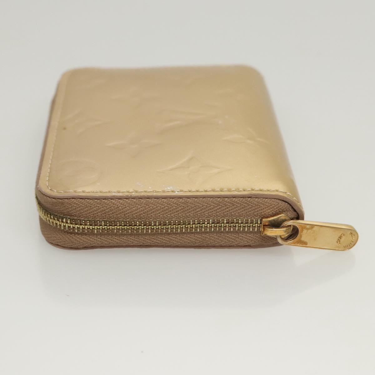 Louis Vuitton Porte-Monnaie Zippy Wallet Monogram Vernis, BEIGE, PATENT_LEATHER, Wallets