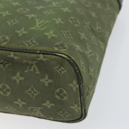 Louis Vuitton Lucille Handbag Mini Lin, KHAKI, CANVAS, Handbag