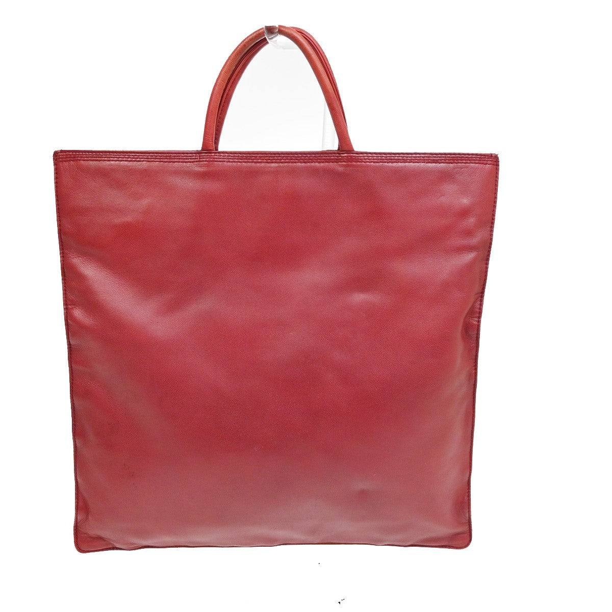 Loewe Vintage Anagram Tote Leather, RED, LEATHER, Tote bag