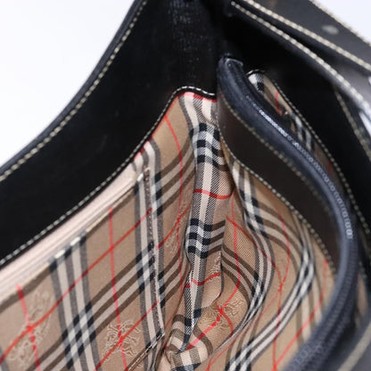 Burberry Shoulder Bag Leather, BLACK, LEATHER, Shoulder bag