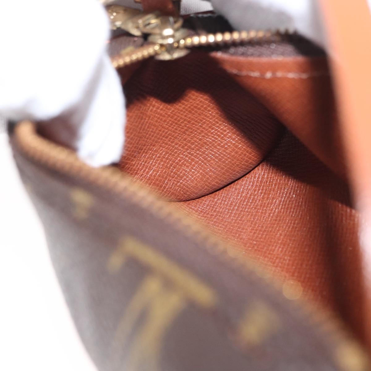 Louis Vuitton Papillon Pochette Monogram Canvas, BROWN, CANVAS, Clutche & pouche