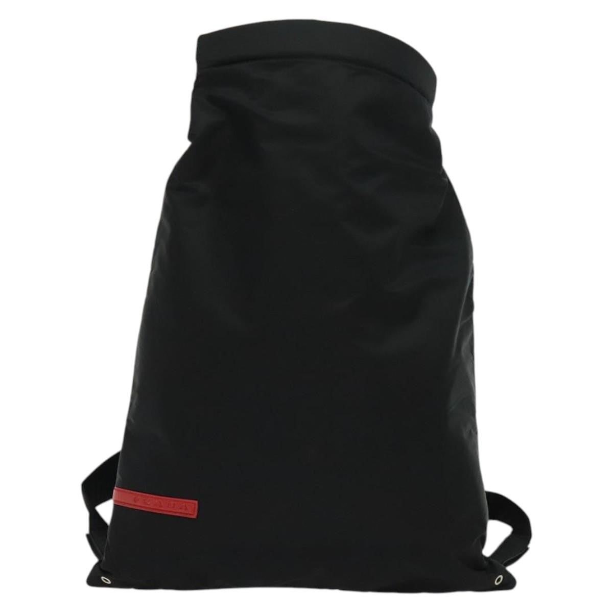 Prada Sport Backpack Nylon, BLACK, NYLON, Backpack