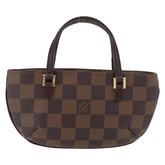 Louis Vuitton Manosque Pochette Damier, Brown, Canvas, Clutch