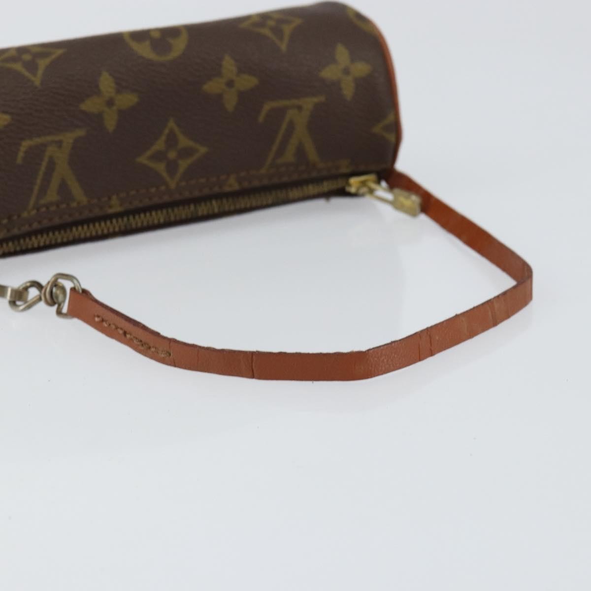 Louis Vuitton Papillon Pochette Monogram Canvas, BROWN, CANVAS, Clutche & pouche