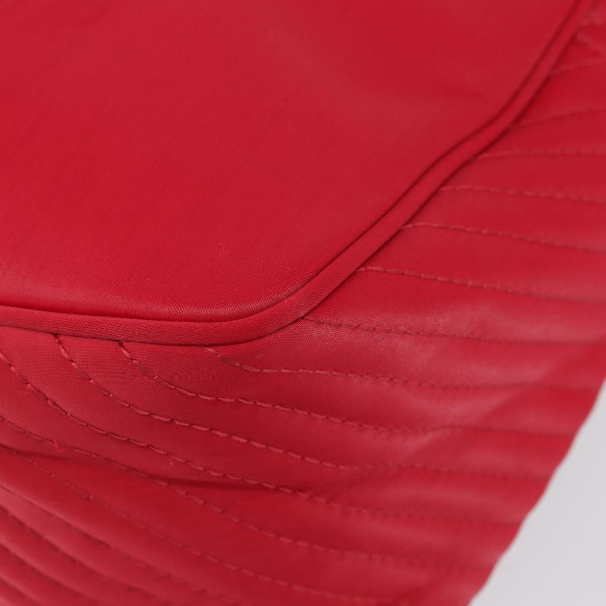 Saint Laurent Vintage Shoulder Bag Nylon, RED, NYLON, Shoulder bag