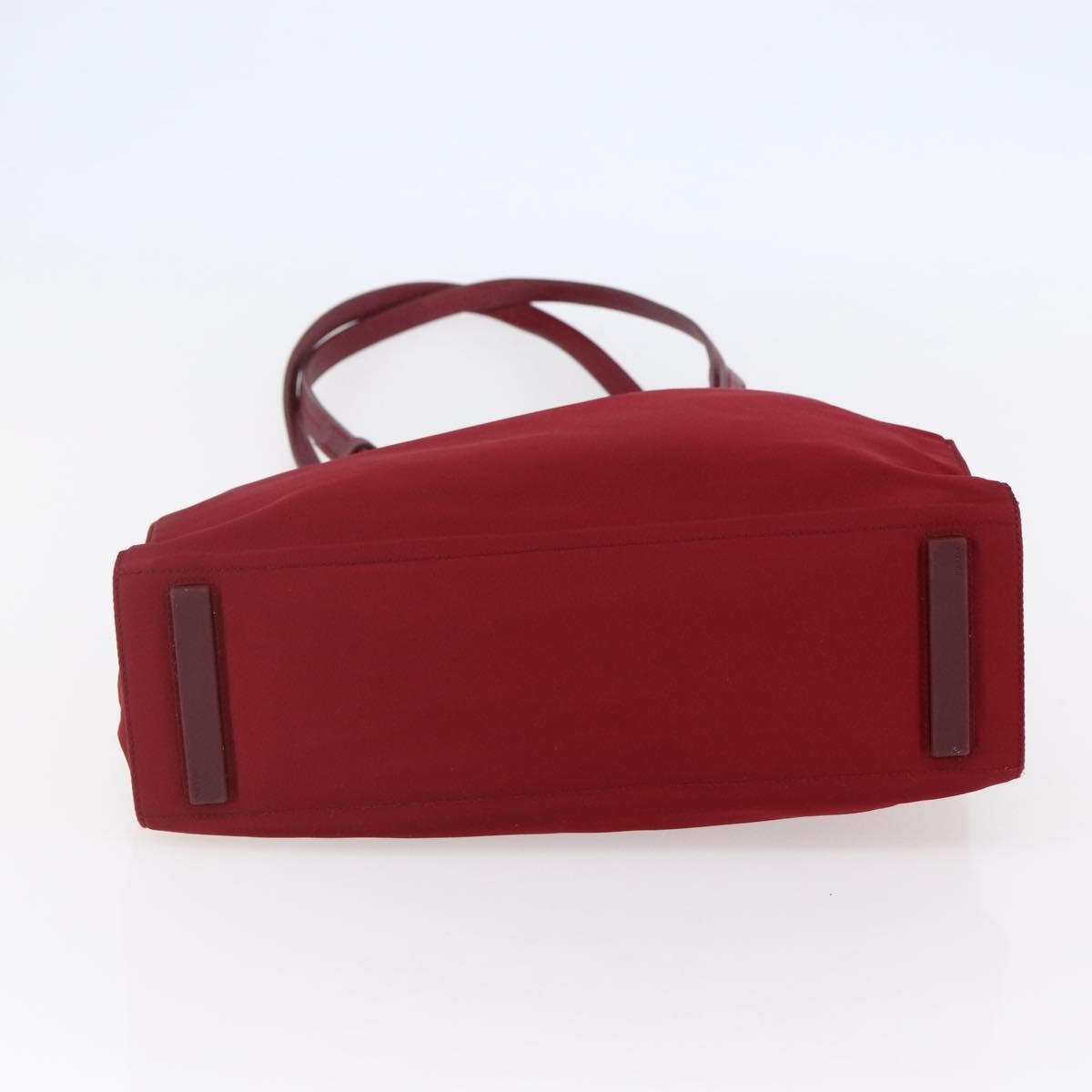 Prada Vintage Tote Tessuto, RED, NYLON, Tote bag