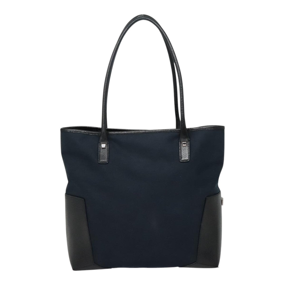Salvatore Ferragamo Gancini Tote Gancini Canvas, NAVY, CANVAS, Tote bag