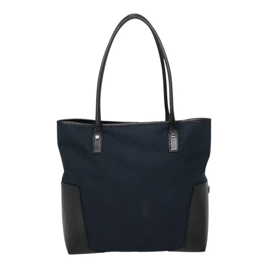 Salvatore Ferragamo Gancini Tote Gancini Canvas, NAVY, CANVAS, Tote bag