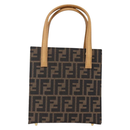Fendi Vintage Top Handle Bag Zucca canvas, BROWN, CANVAS, Handbag